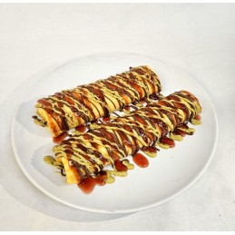 Palačinke Dubaj z jagodami